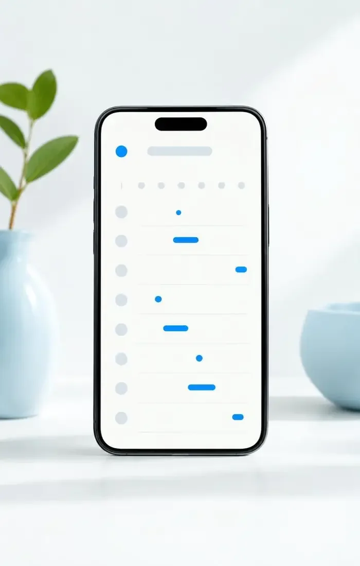 AI影院免费 APP 追更日历界面